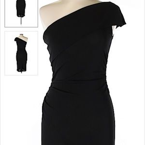 DVF Little black shift dress